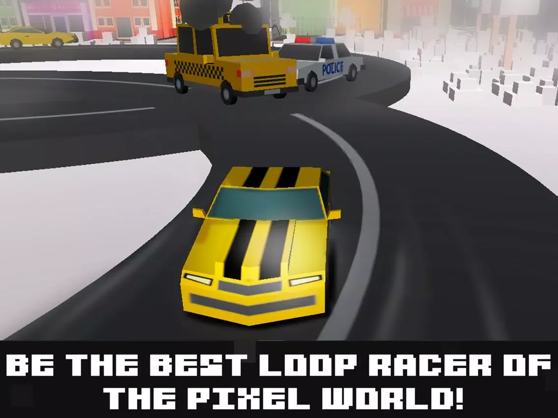 Pixel Car Racing: Loop Drive Full iPad  Screenshots