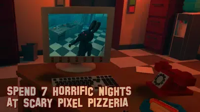 Capturas de tela do Nights at Scary Pizzeria 3D – 2