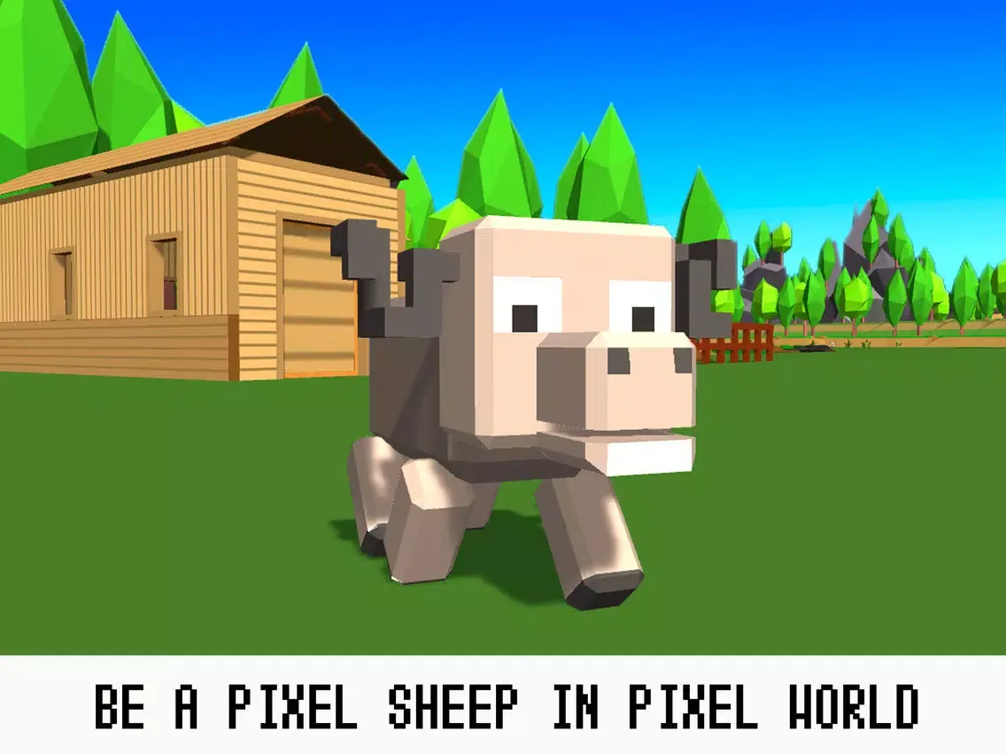 ภาพหน้าจอของ Pixel Wildlife: Sheep Survival Simulator Full iPad 