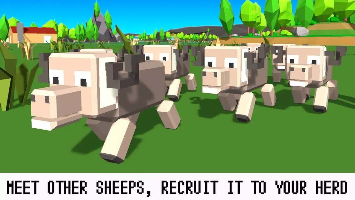 ภาพหน้าจอของ Pixel Wildlife: Sheep Survival Simulator Full