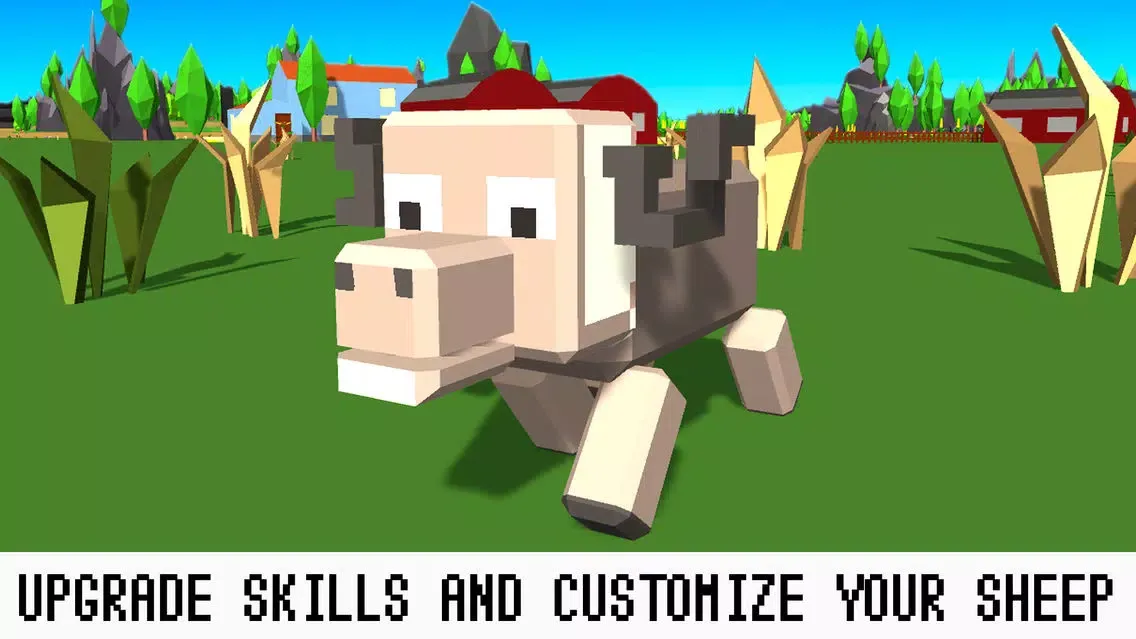 ภาพหน้าจอของ Pixel Wildlife: Sheep Survival Simulator Full