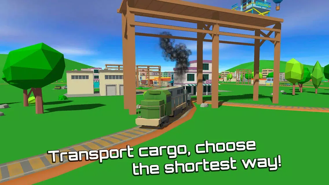 Captures d'écran de Cargo Train Driver: Railway Simulator 3D Full