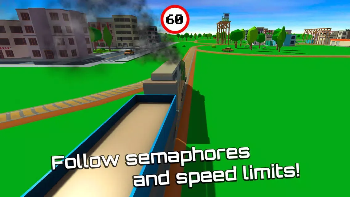 Captures d'écran de Cargo Train Driver: Railway Simulator 3D Full