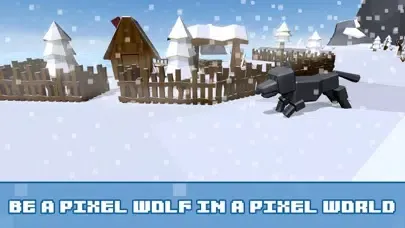 Pixel Wolf Survival Simulator Screenshots