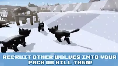 Pixel Wolf Survival Simulator Screenshots