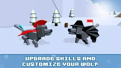 Pixel Wolf Survival Simulator Screenshots