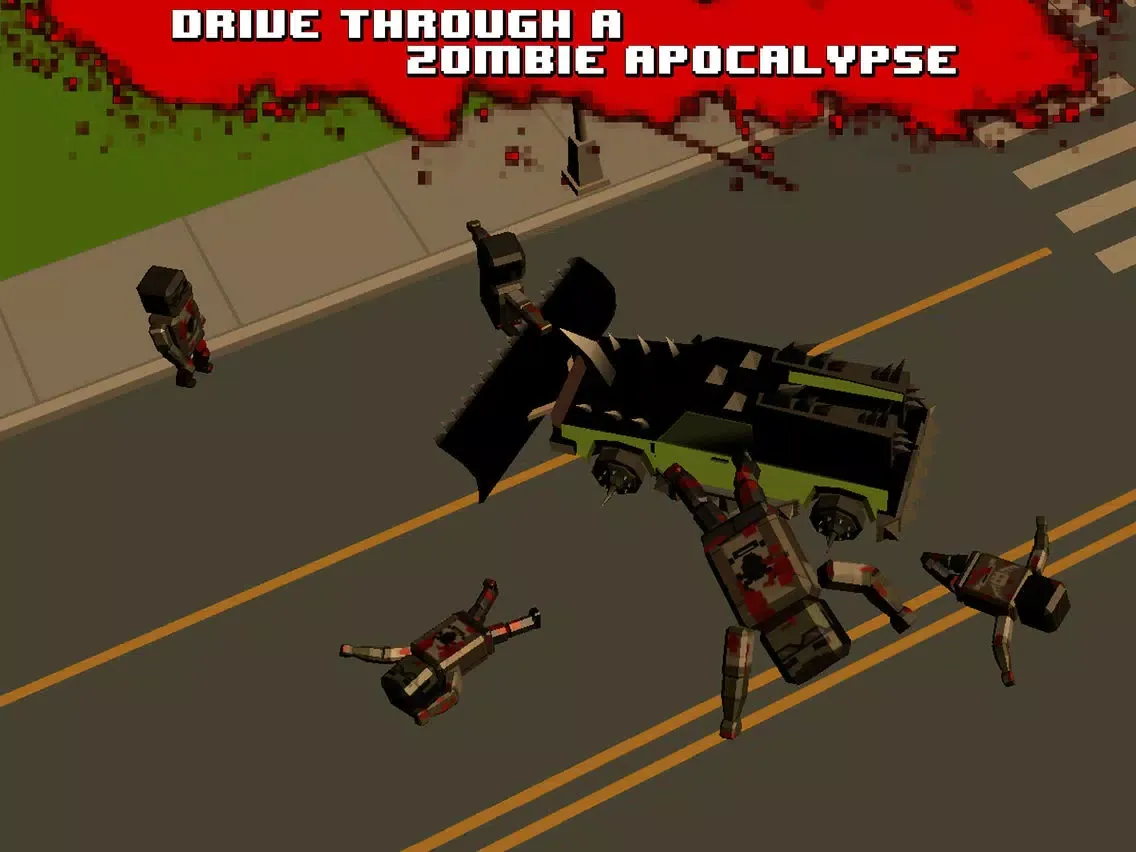Captures d'écran de Zombie Smashy Death Race 3D Full iPad 