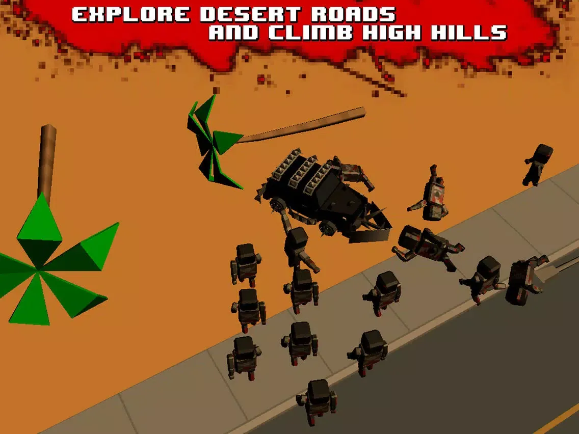 Captures d'écran de Zombie Smashy Death Race 3D Full iPad 