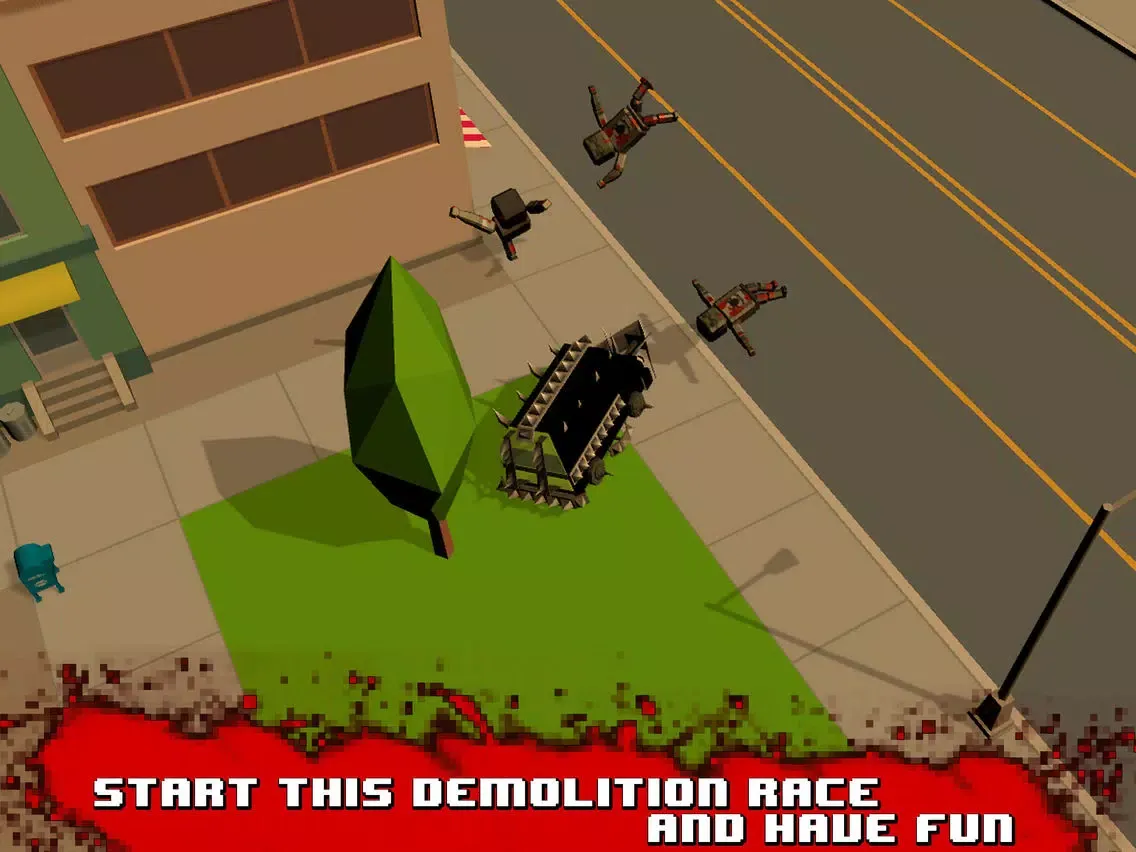 Captures d'écran de Zombie Smashy Death Race 3D Full iPad 