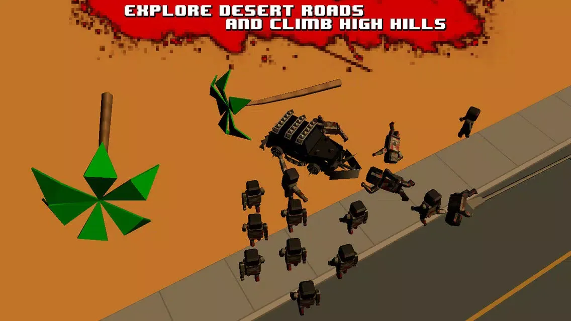 Captures d'écran de Zombie Smashy Death Race 3D Full