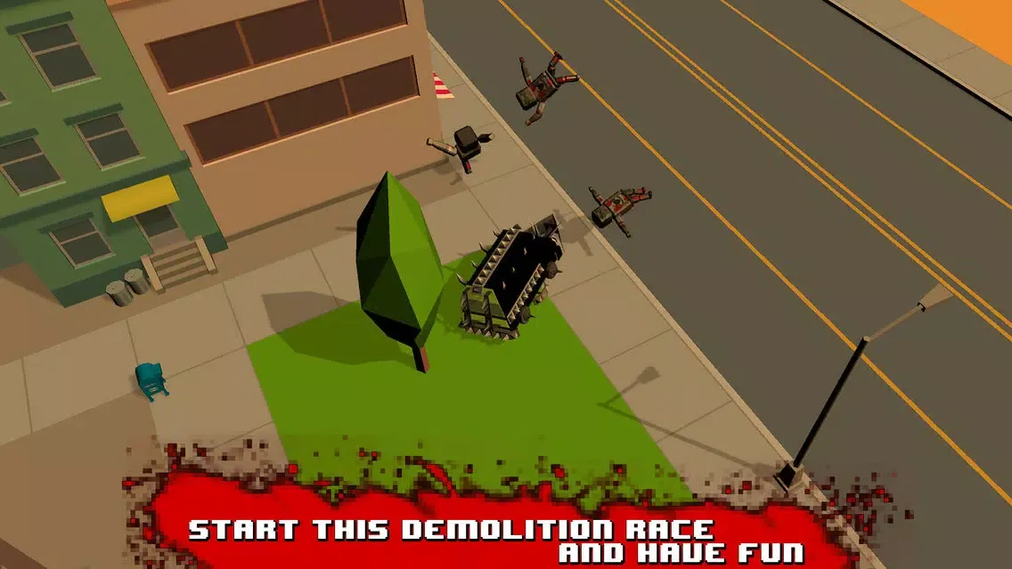 Captures d'écran de Zombie Smashy Death Race 3D Full