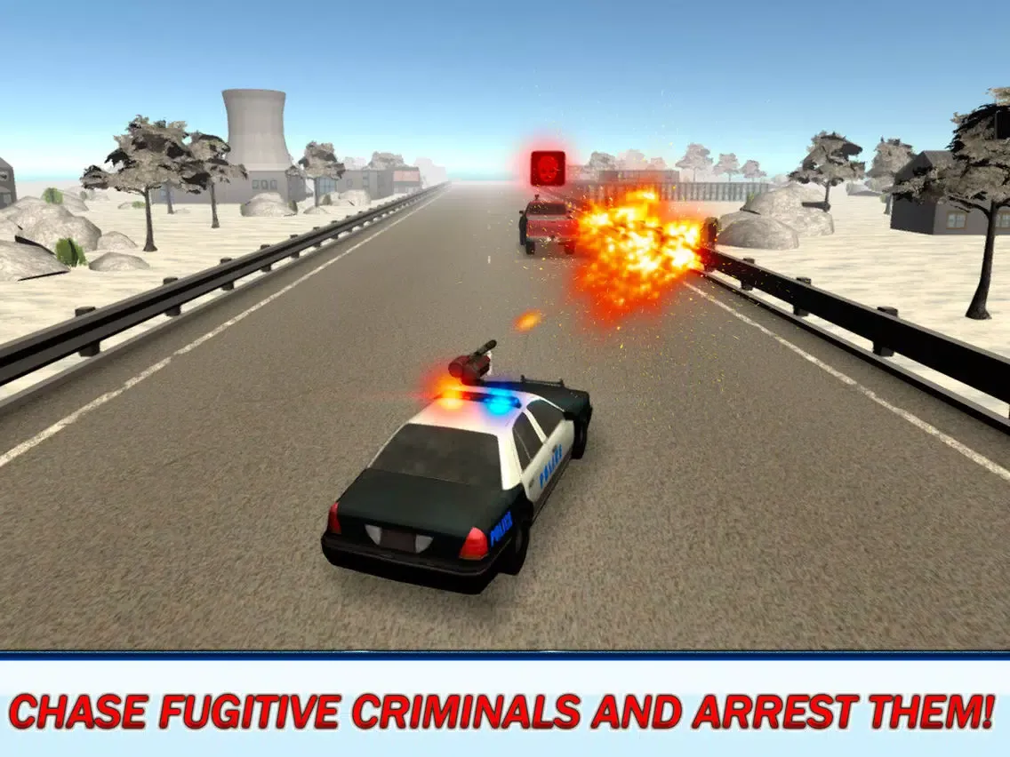 Capturas de tela do Police Monsterkill: Cop Chase Racing 3D Full iPad 