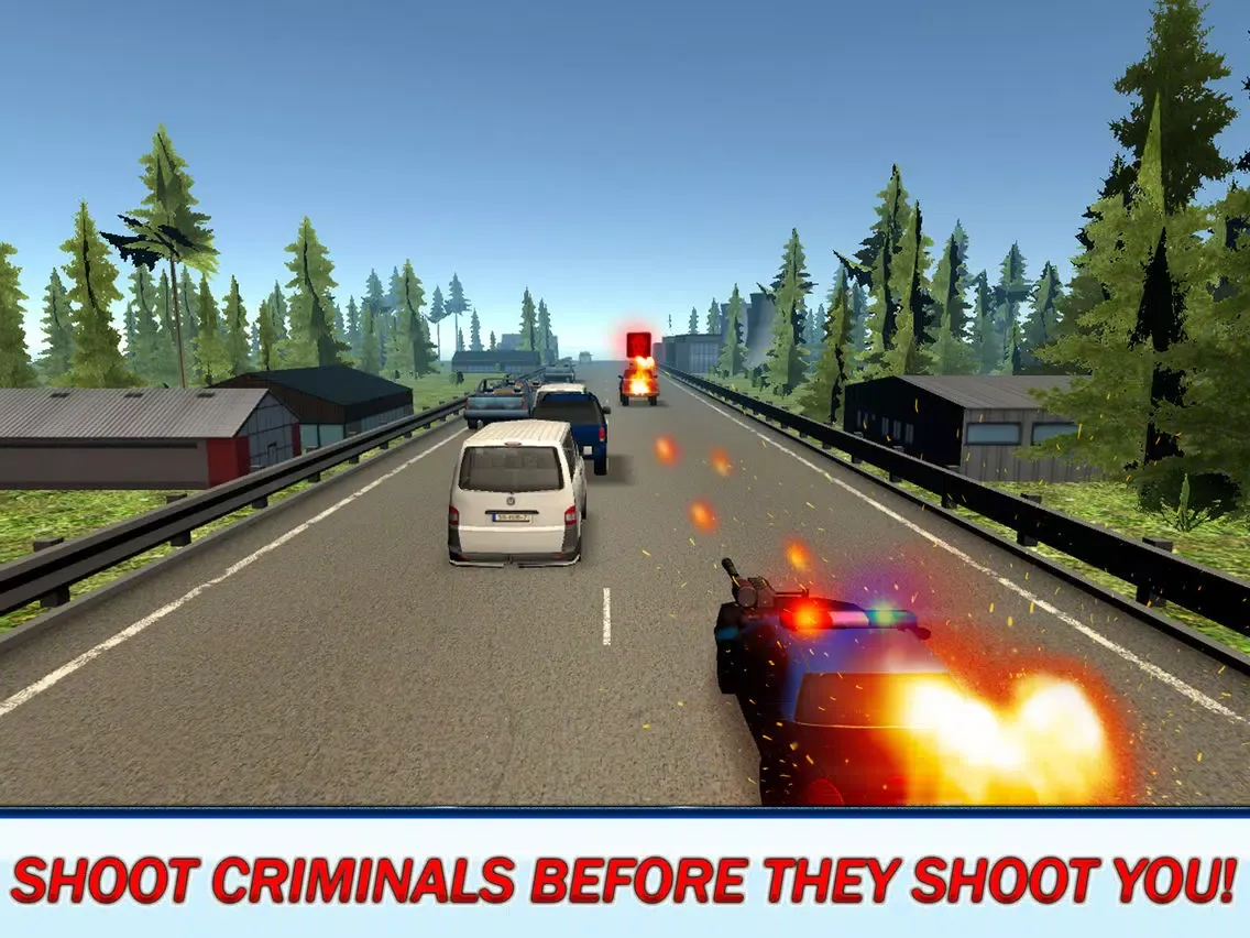 Capturas de tela do Police Monsterkill: Cop Chase Racing 3D Full iPad 