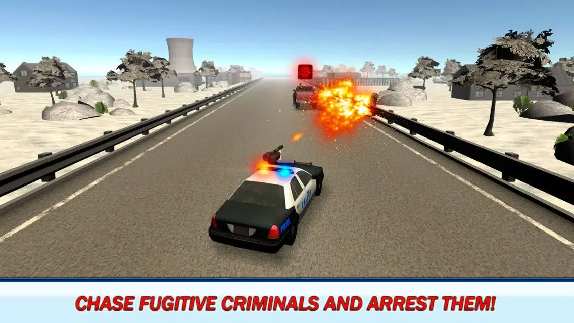 Capturas de tela do Police Monsterkill: Cop Chase Racing 3D Full