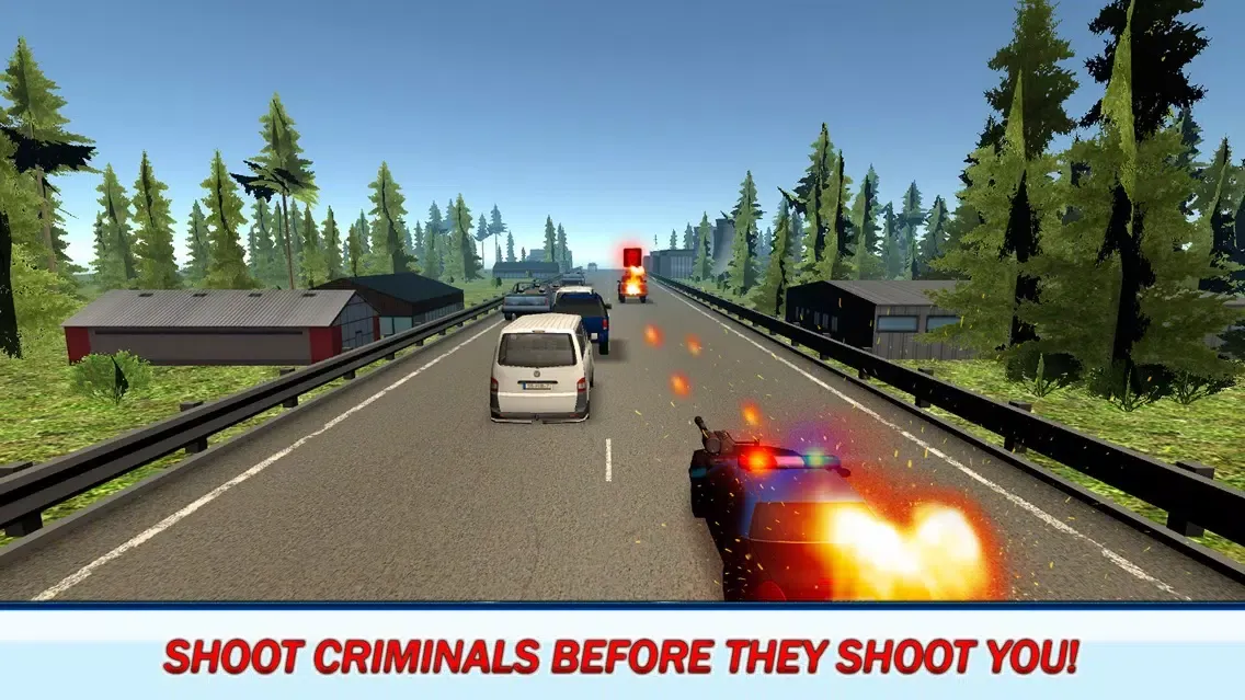 Capturas de tela do Police Monsterkill: Cop Chase Racing 3D Full