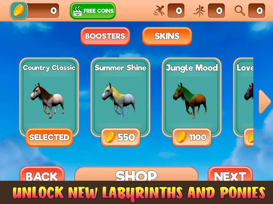 Ảnh chụp màn hình của Pony Horse Maze Adventure Simulator iPad 