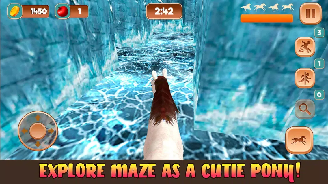 Ảnh chụp màn hình của Pony Horse Maze Adventure Simulator