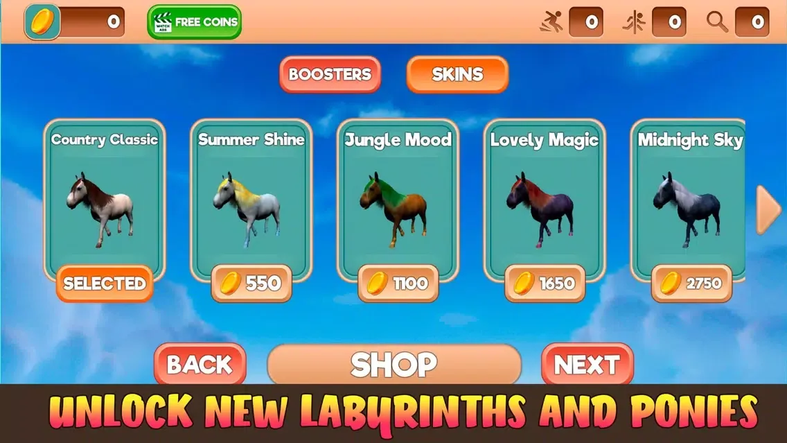 Ảnh chụp màn hình của Pony Horse Maze Adventure Simulator