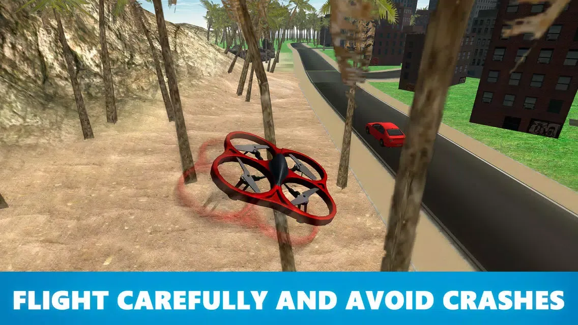 تصاویر City Quadcopter Drone Flight 3D Full