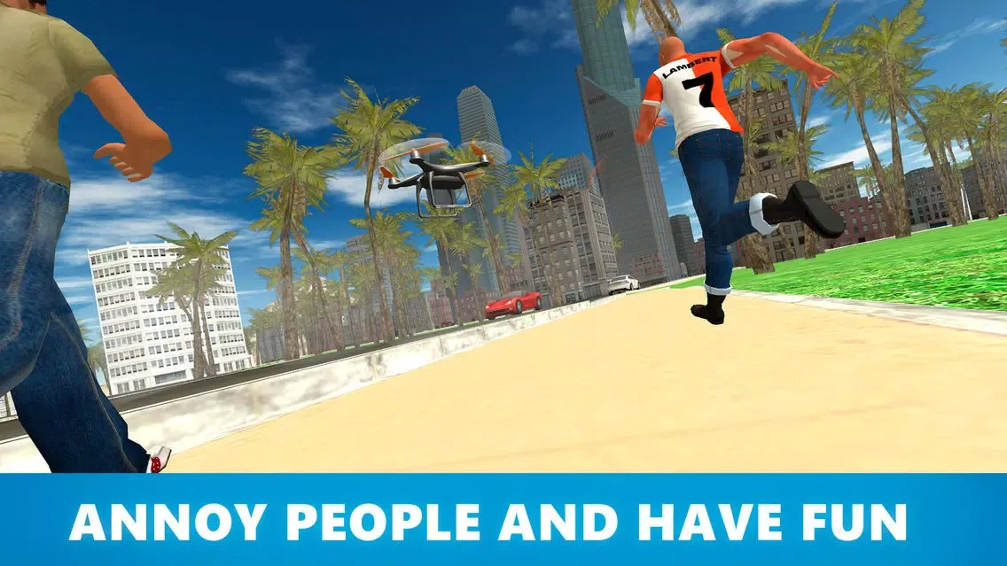 تصاویر City Quadcopter Drone Flight 3D Full