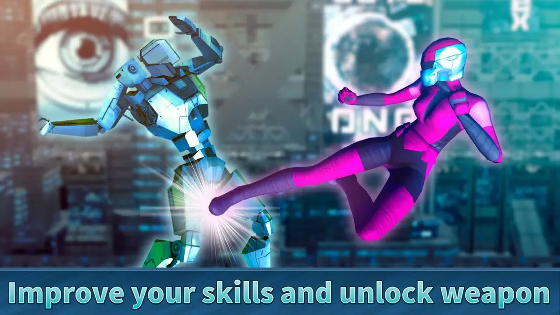 Captures d'écran de Ninja Rangers: Robot Kung Fu Fight