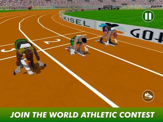 Athletics Running Race Game iPad 应用截图