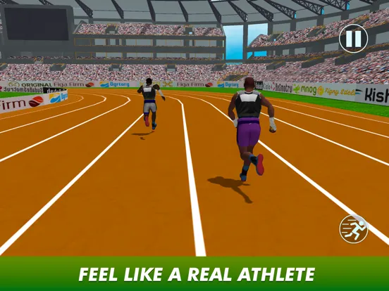 Athletics Running Race Game iPad 应用截图