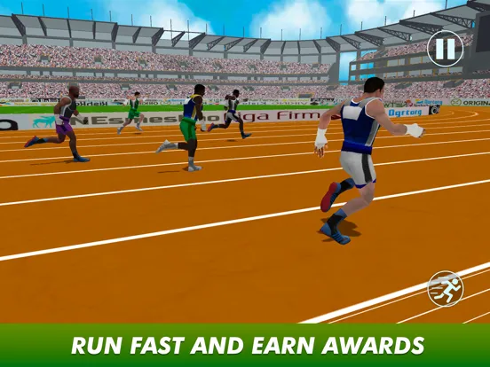 Athletics Running Race Game iPad 应用截图
