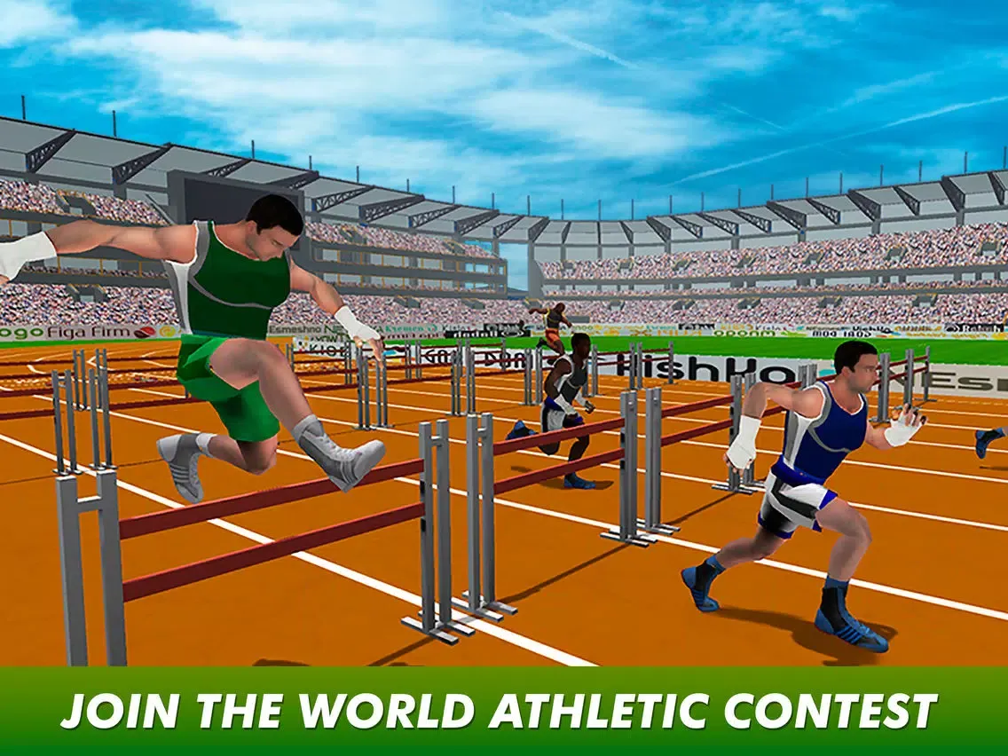 Athletics Running Race Game Full iPad 應用截圖