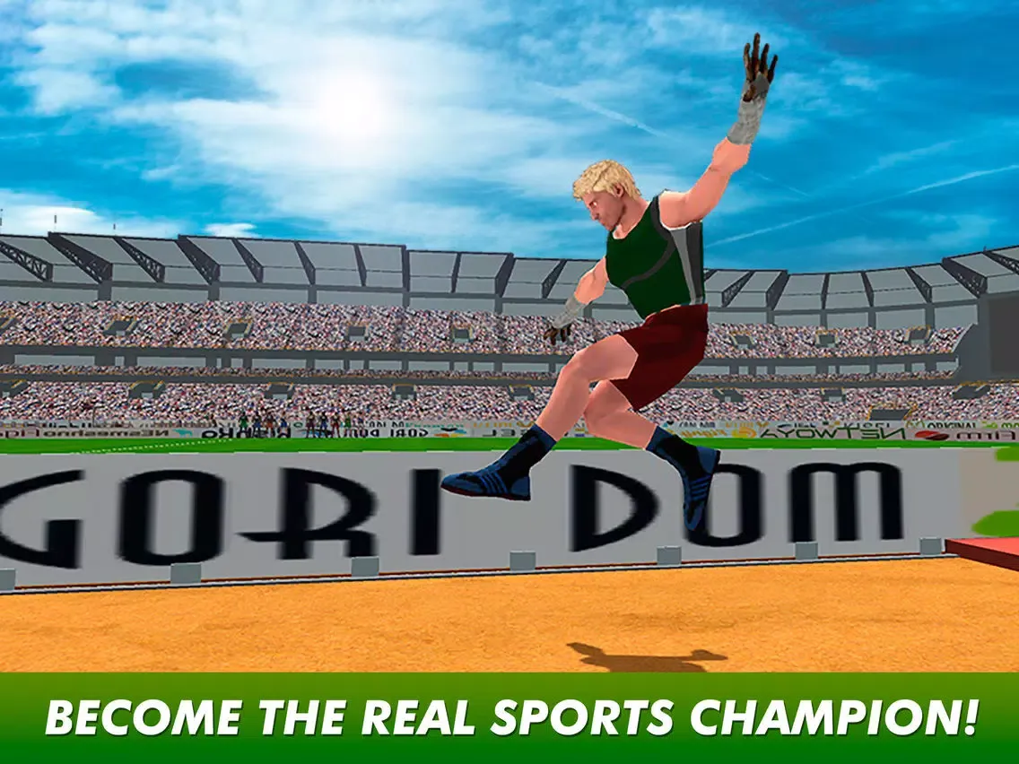 Athletics Running Race Game Full iPad 應用截圖