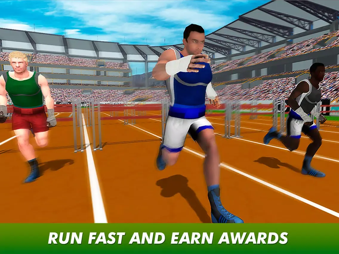Athletics Running Race Game Full iPad 應用截圖