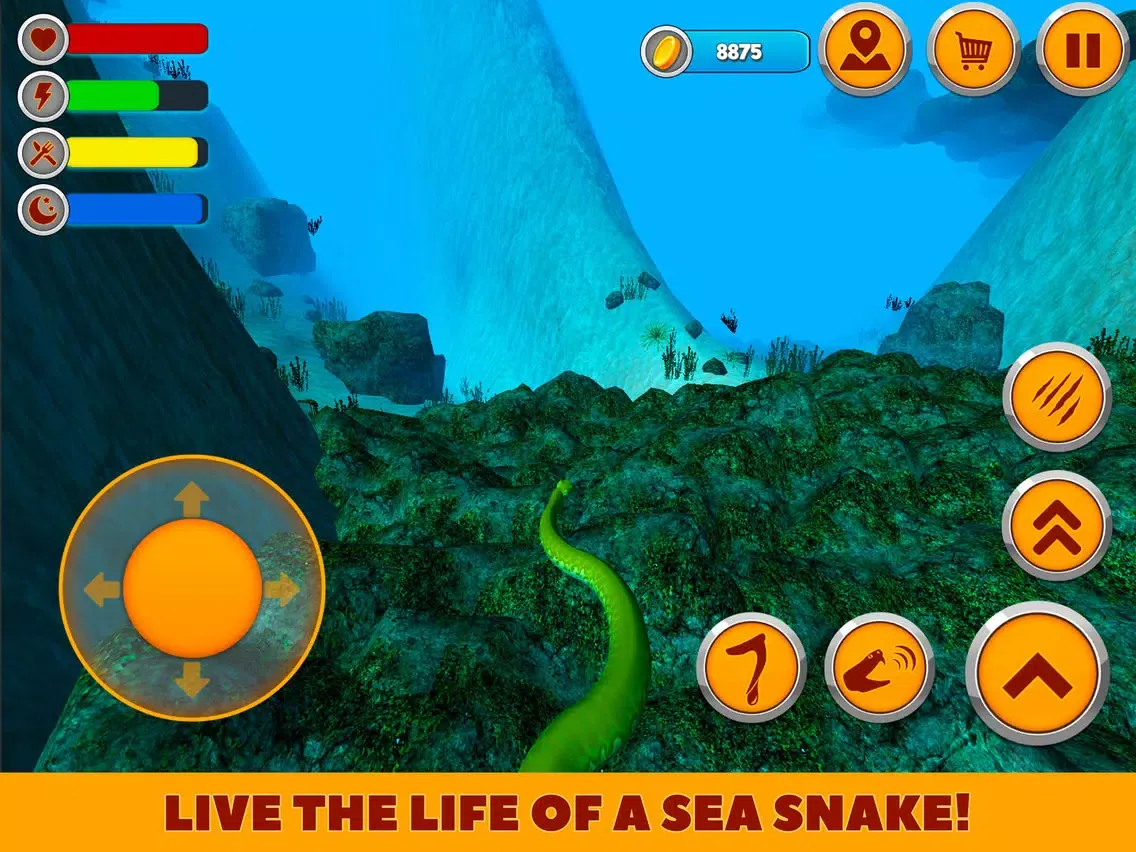 Sea Serpent Snake Survival Simulator iPad  স্ক্রিনশট