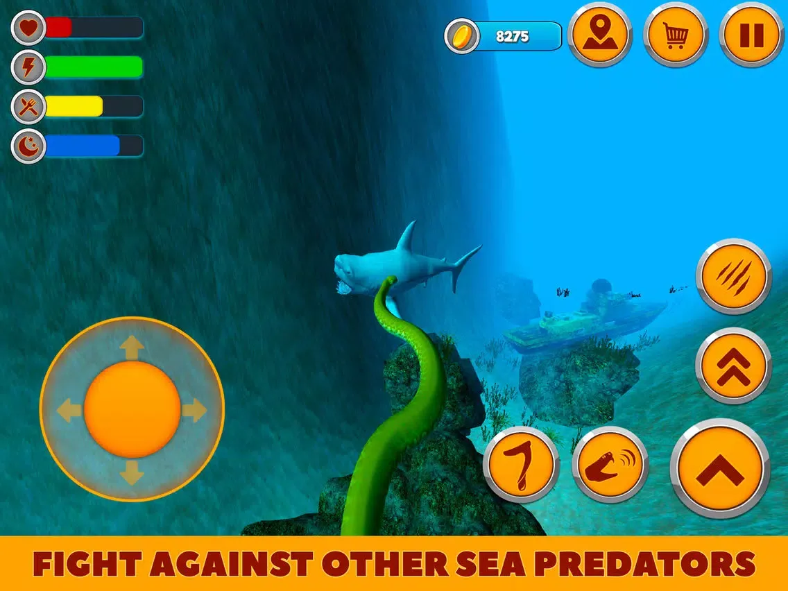 Sea Serpent Snake Survival Simulator iPad  স্ক্রিনশট
