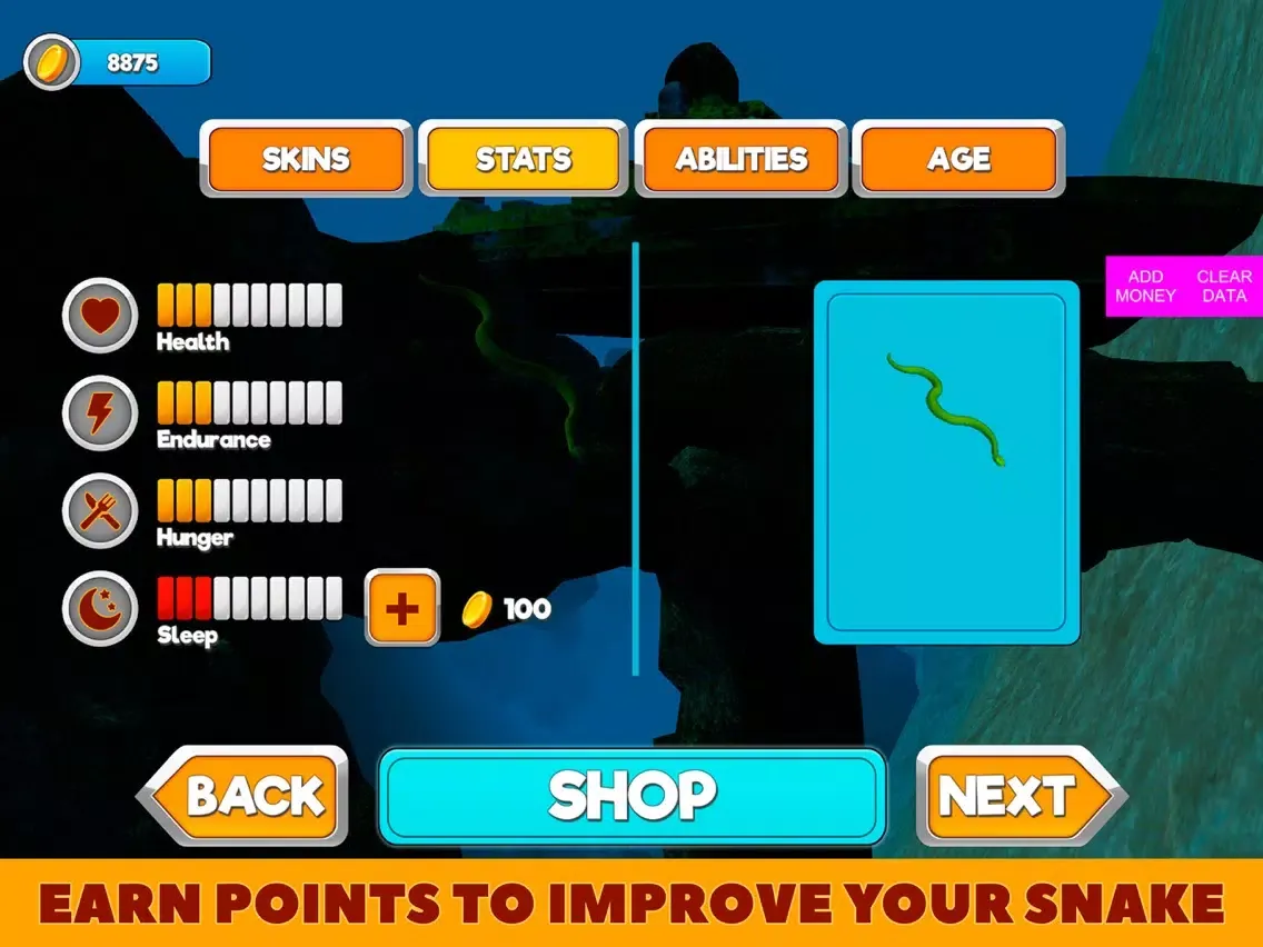 Sea Serpent Snake Survival Simulator iPad  স্ক্রিনশট