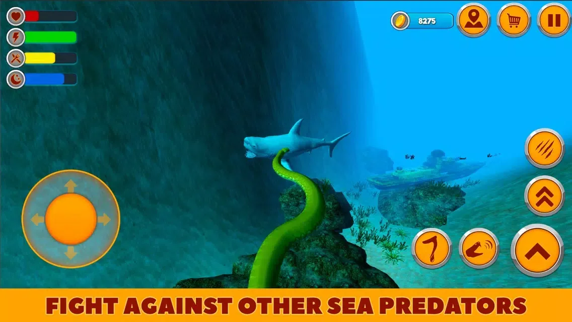 Sea Serpent Snake Survival Simulator স্ক্রিনশট