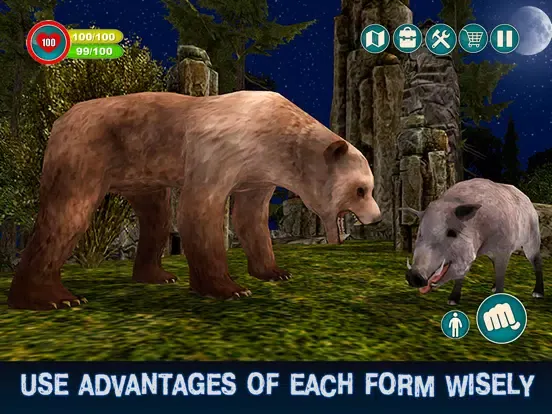 Wild Soul Changer: Animal Survival 3D iPad  Screenshots