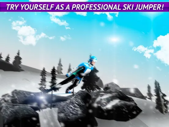 Ski Jumping Freestyle 3D iPad  Screenshots