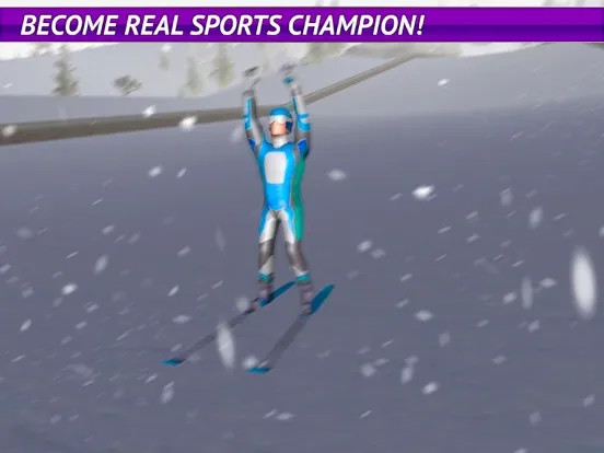 Ski Jumping Freestyle 3D iPad  Screenshots