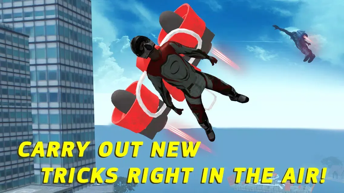 City Sky Diving Air Stunts Full Ekran Görüntüleri