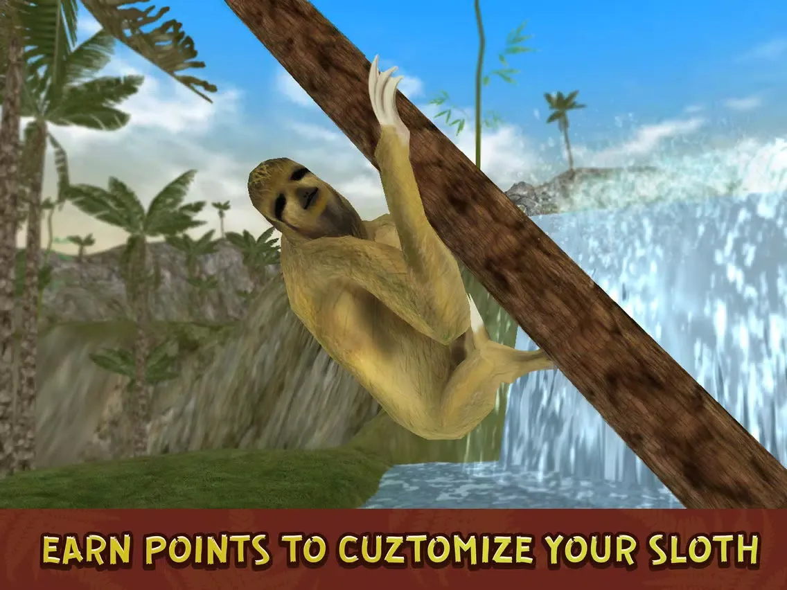 Wild Sloth Forest Survival Simulator 3D Full iPad  Ekran Görüntüleri