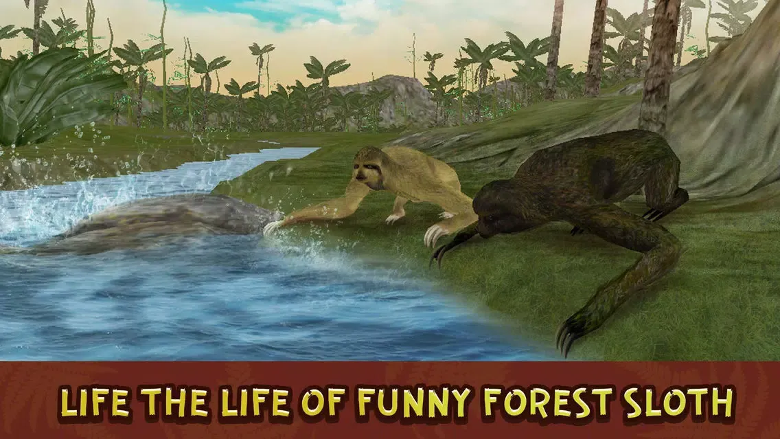 Wild Sloth Forest Survival Simulator 3D Full Ekran Görüntüleri