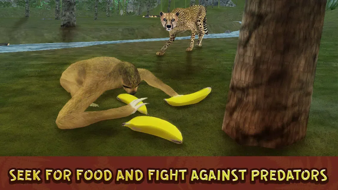 Wild Sloth Forest Survival Simulator 3D Full Ekran Görüntüleri