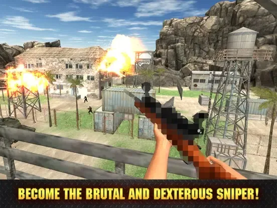 Ghost Sniper: Modern Assassin Warrior iPad  Screenshots