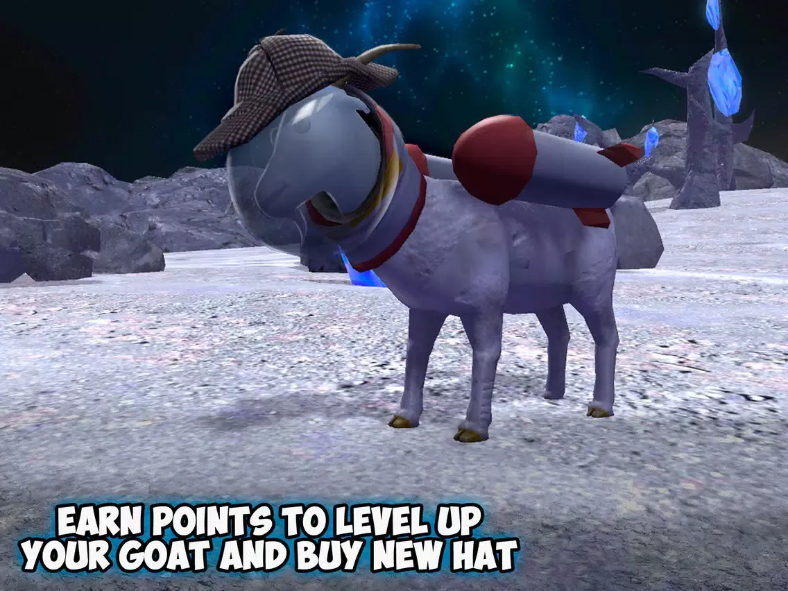 Ảnh chụp màn hình của Crazy Space Goat Simulator 3D - 2 Full iPad 