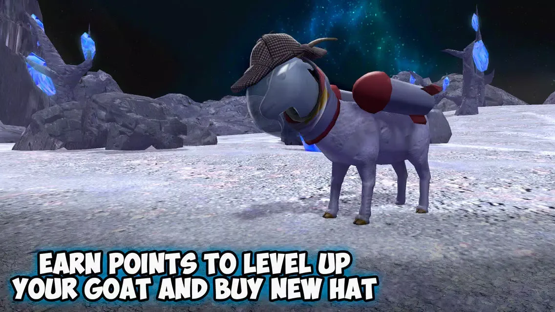 Ảnh chụp màn hình của Crazy Space Goat Simulator 3D - 2 Full
