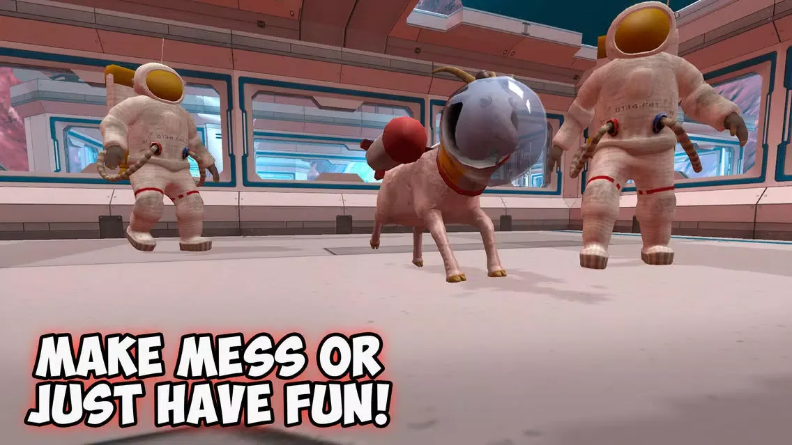 Ảnh chụp màn hình của Crazy Space Goat Simulator 3D - 2 Full