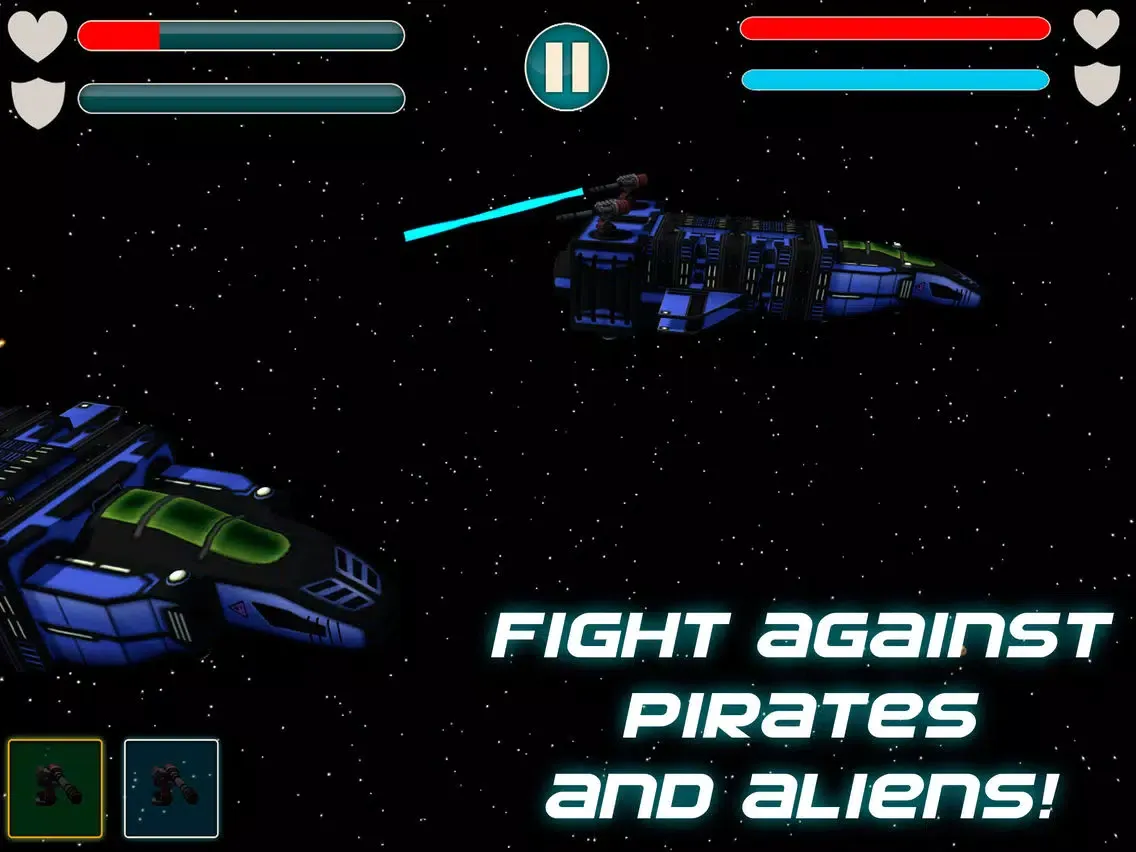 Spaceship Fighting Battle Wars 3D Full iPad  سکرین شاٹس