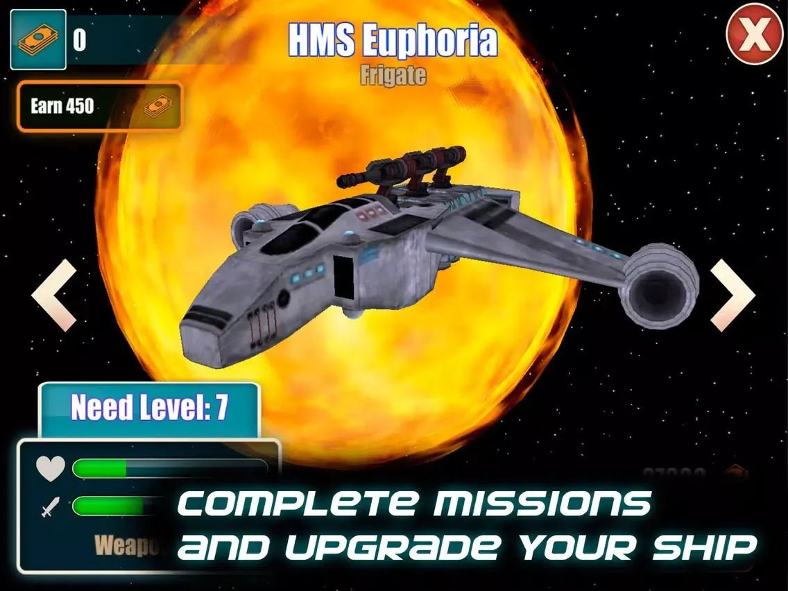 Spaceship Fighting Battle Wars 3D Full iPad  سکرین شاٹس