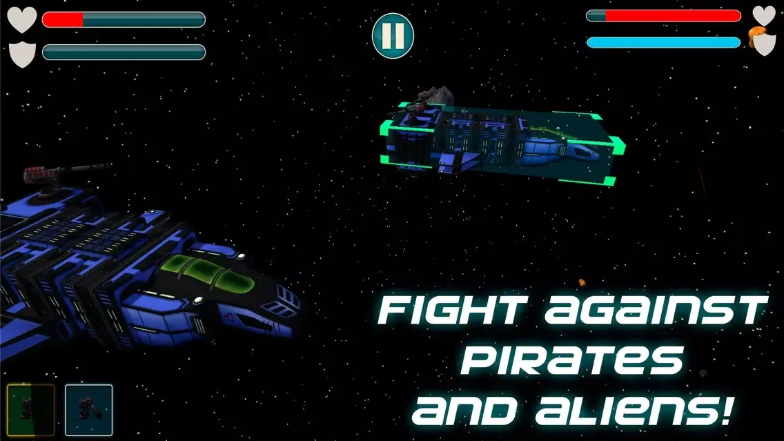 Spaceship Fighting Battle Wars 3D Full سکرین شاٹس