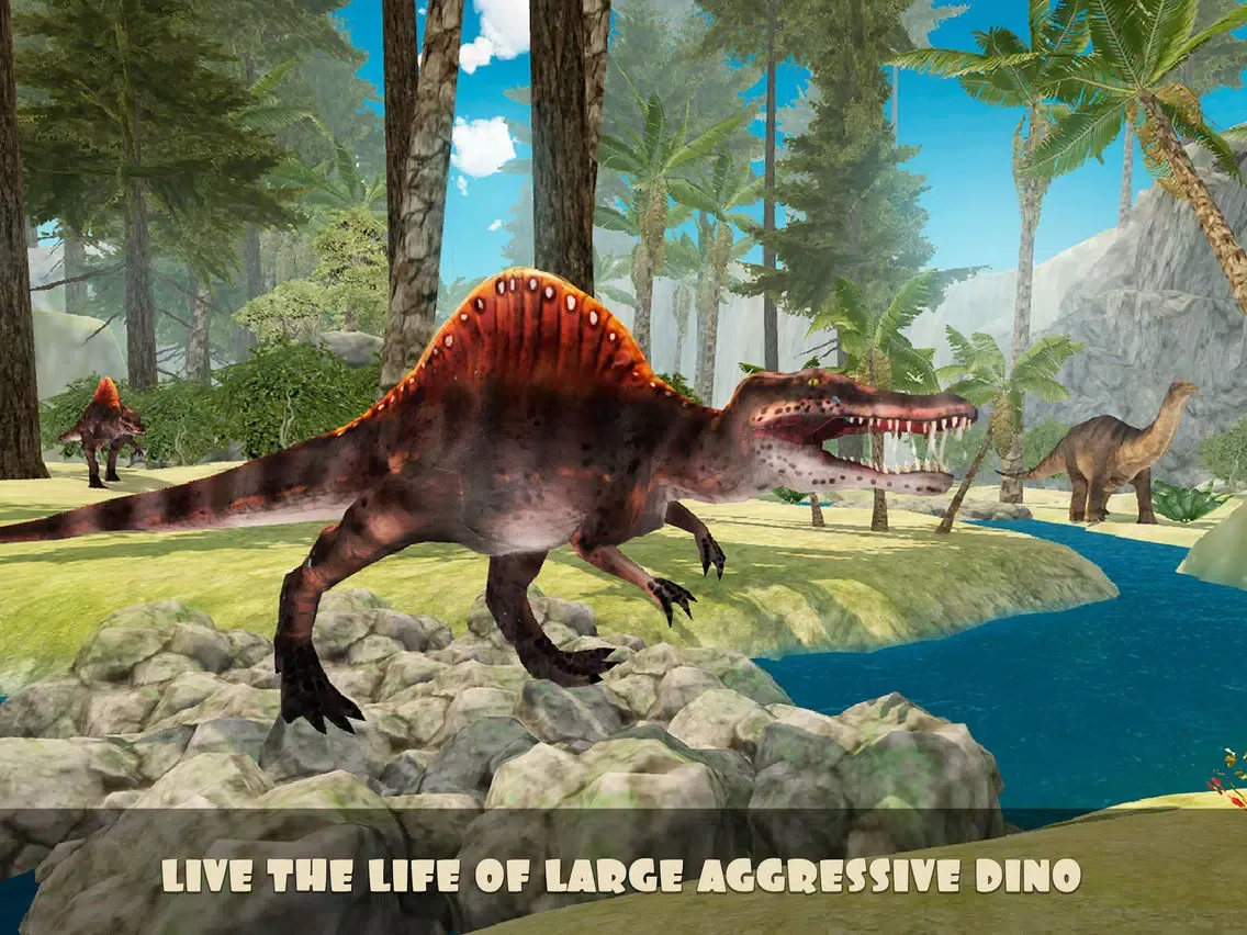 Jurassic Dino Spinosaurus Simulator 3D Full iPad  स्क्रीनशॉट